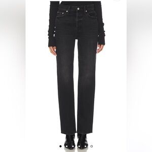 Abercrombie & Fitch Women's Black Straight Leg Jeans